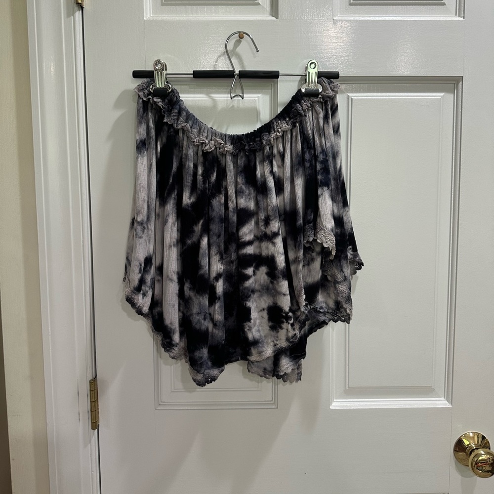 Tie dye off the shoulder top